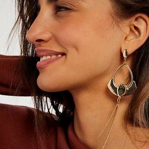 Free People Miller Recycled Earrings in Gold
